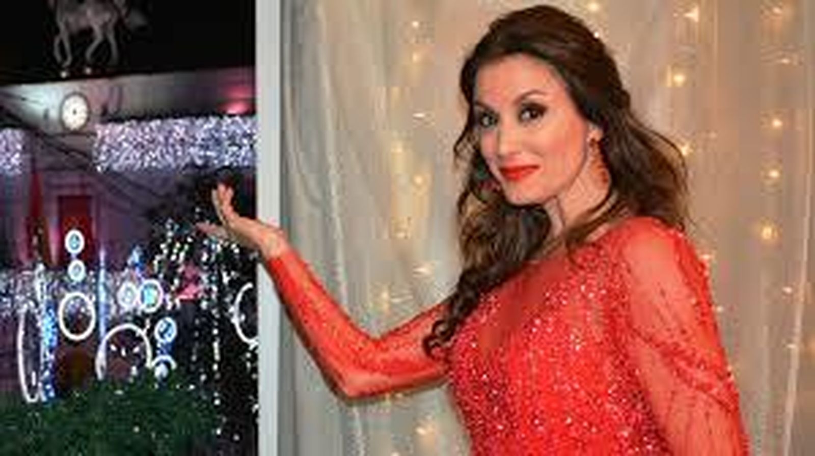 Eva Ruiz en las pasadas campanadas