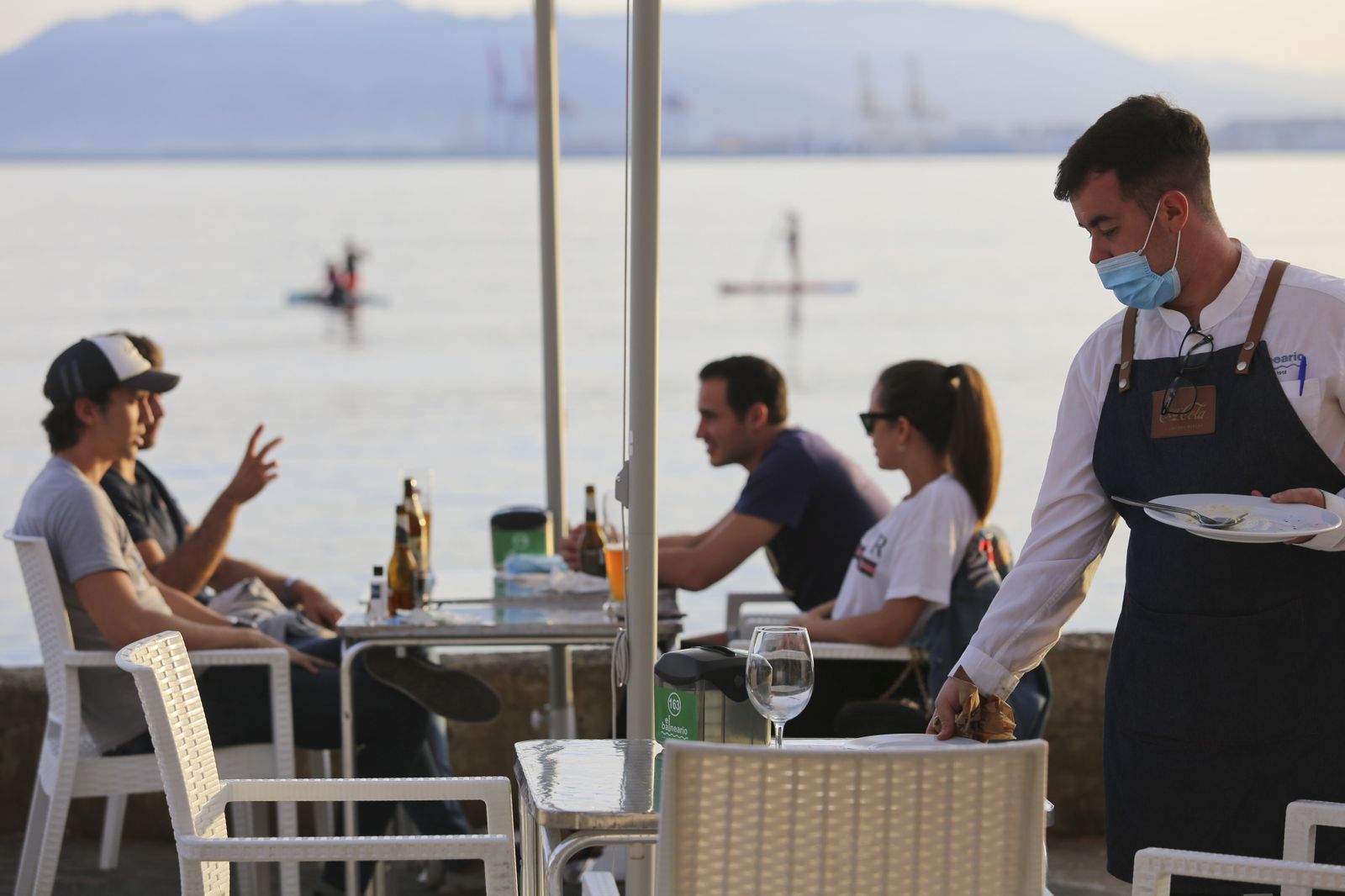 Las mejores vistas de la bahía, desde el balneario de los Baños del Carmen, en Málaga