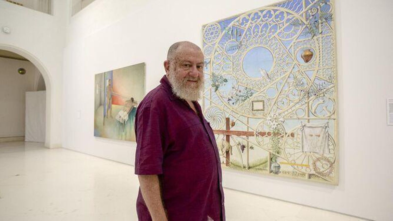 Pérez Villalta en el Museo de Cádiz.