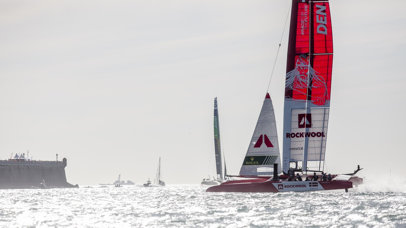 Las imágenes de la final de la SailGP en Cádiz