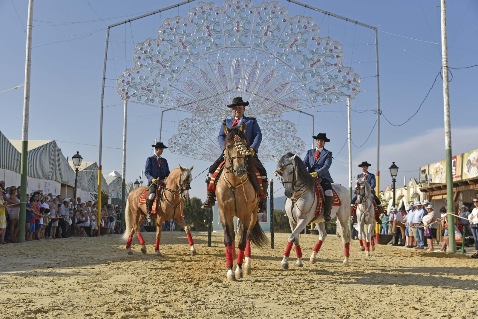 Una jornada de Feria en Tarifa en 2019.