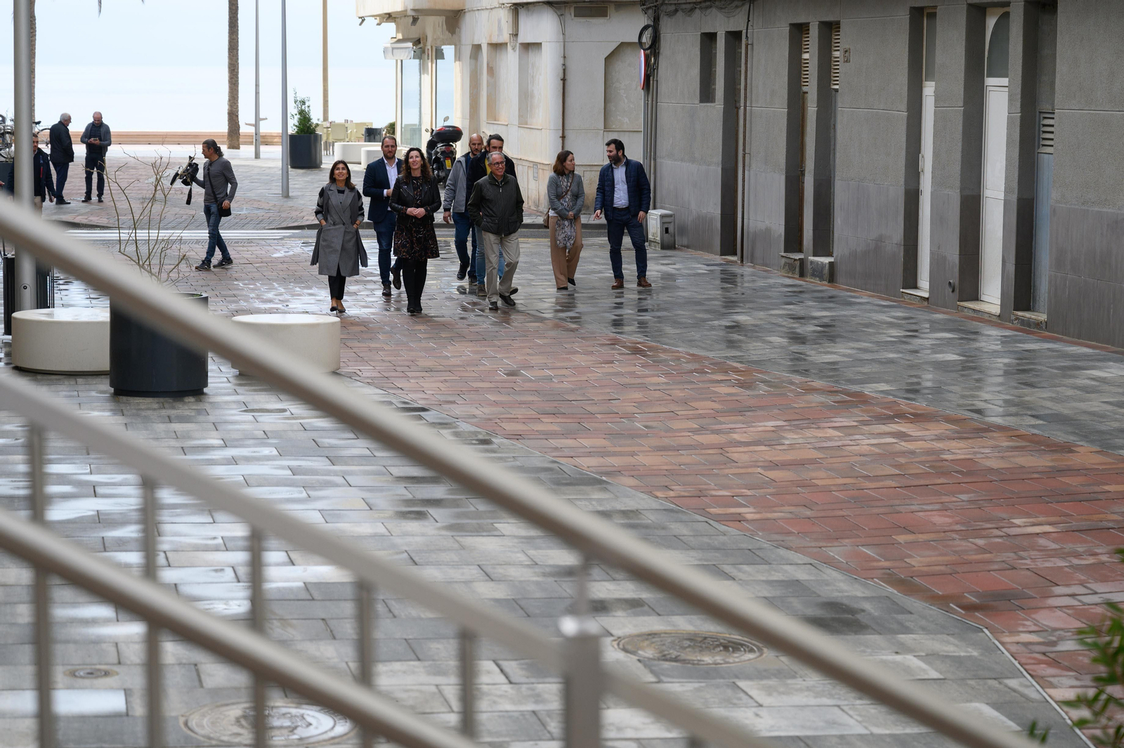 La alcaldesa ha inspeccionado el resultado de las obras en El Zapillo La alcaldesa ha inspeccionado el resultado de las obras en El Zapillo