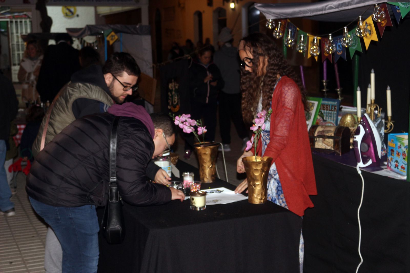 Las imágenes de la Escuela Hogwarts en la Plaza de la Iglesia