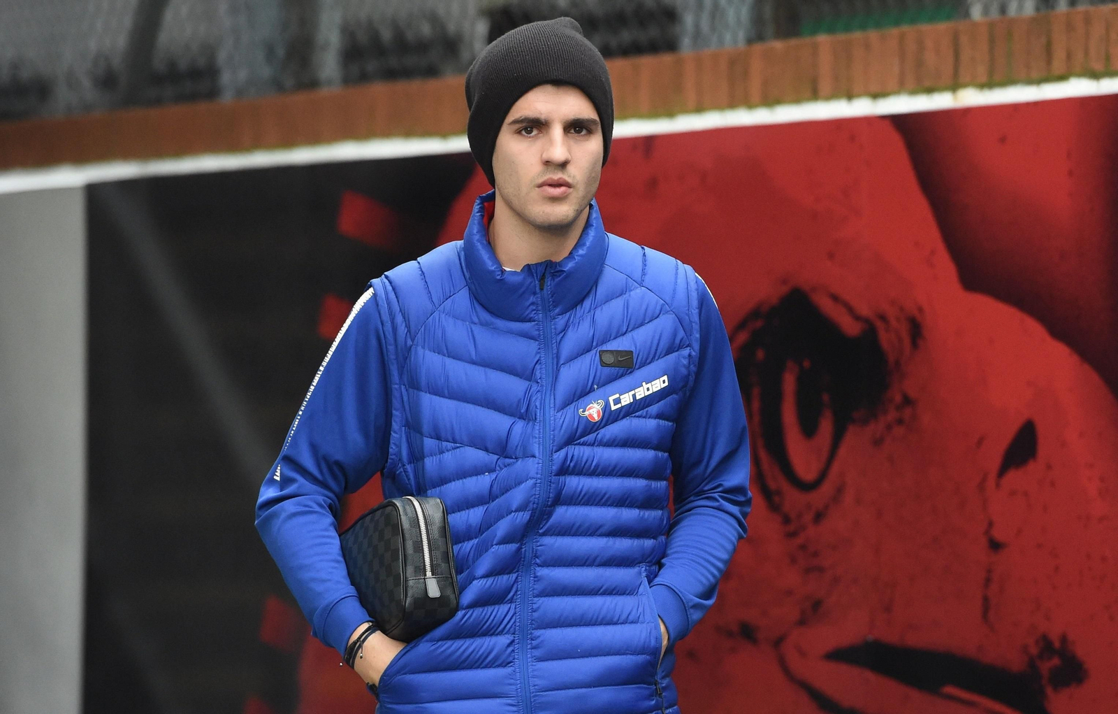 Álvaro Morata, delantero del Chelsea pretendido por el Sevilla FC.