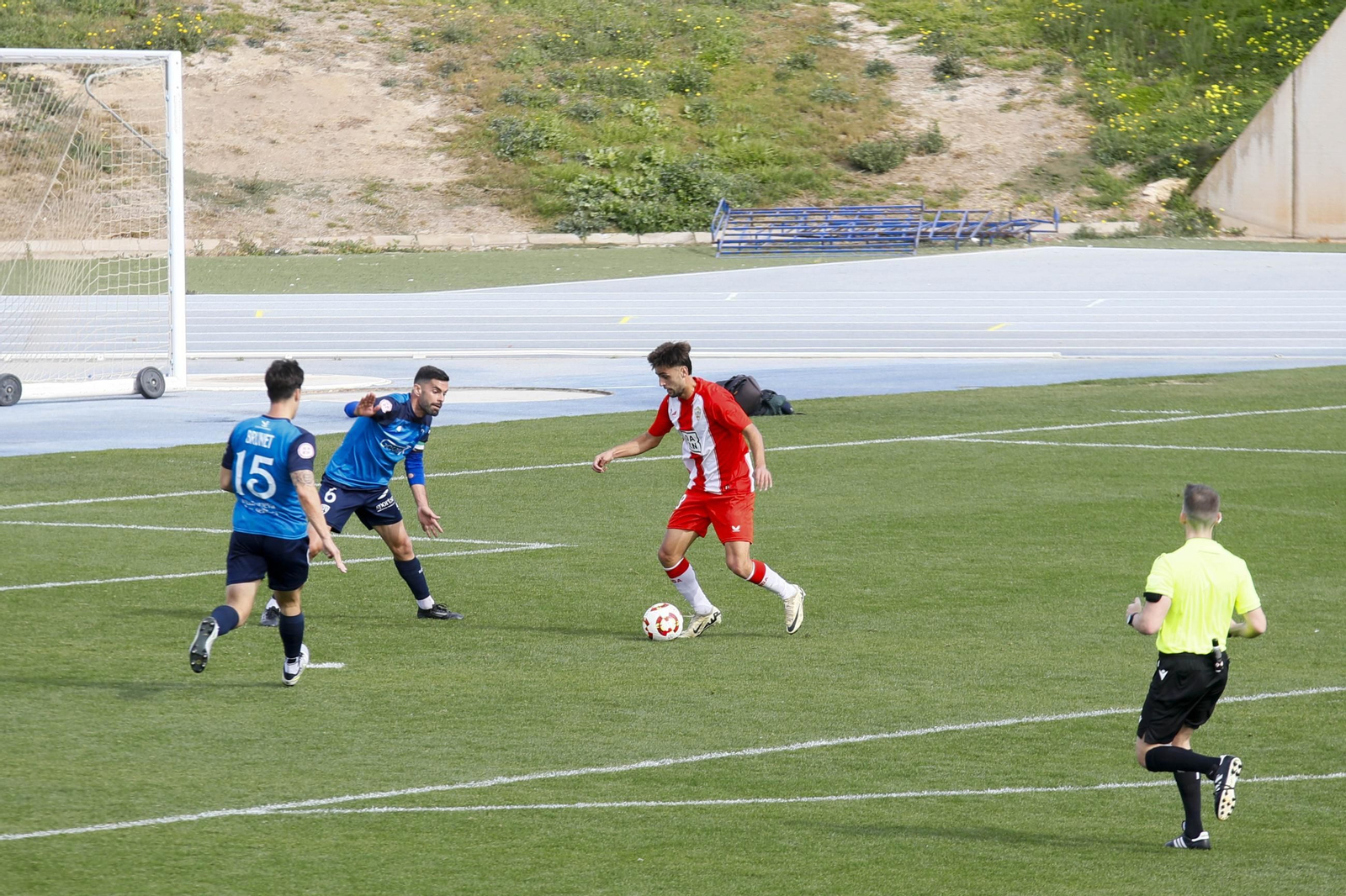 Imágenes del partido entre Almeria B contra Villanovense de segunda RFEF