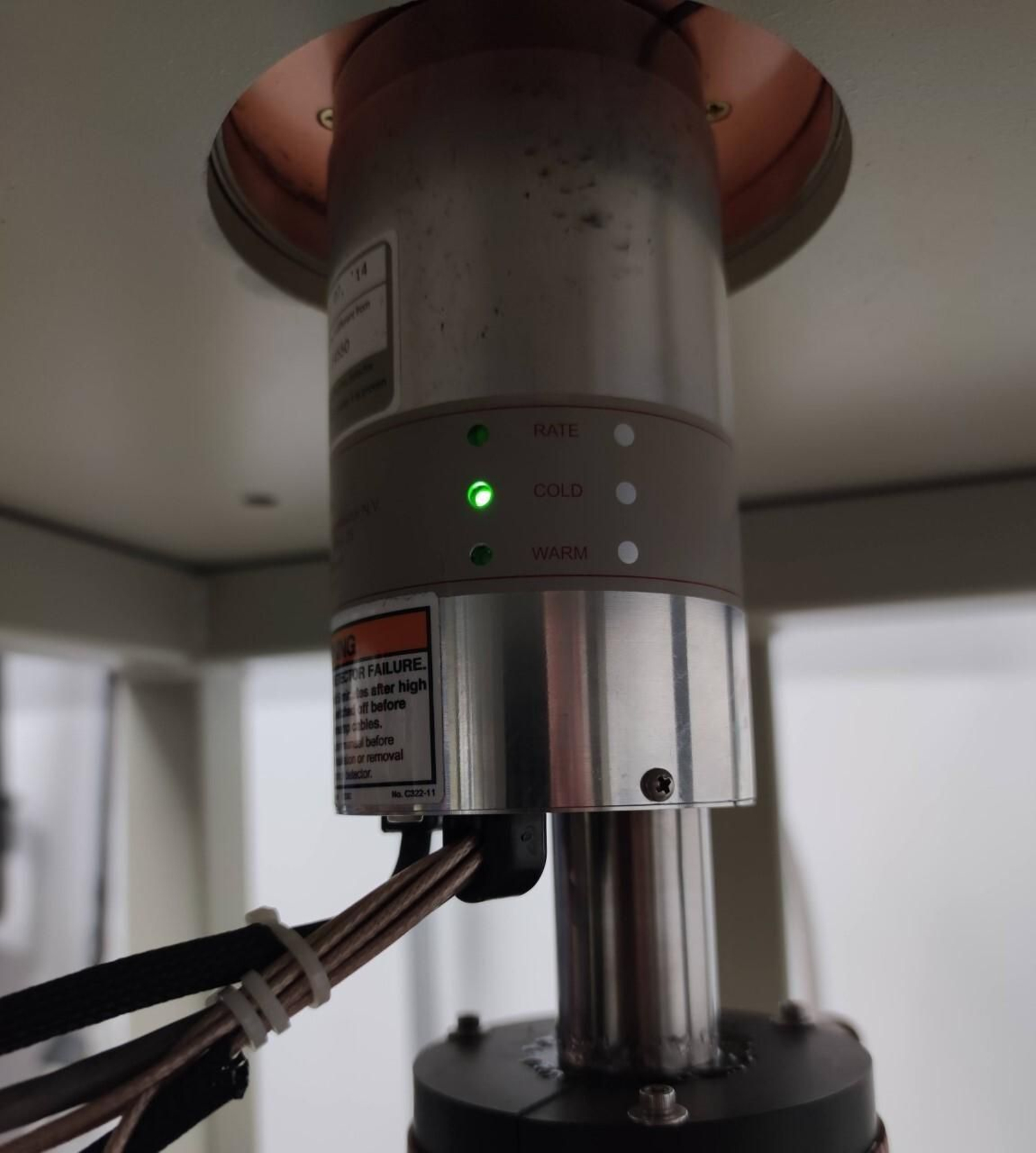 Detector gamma de alta resolución.