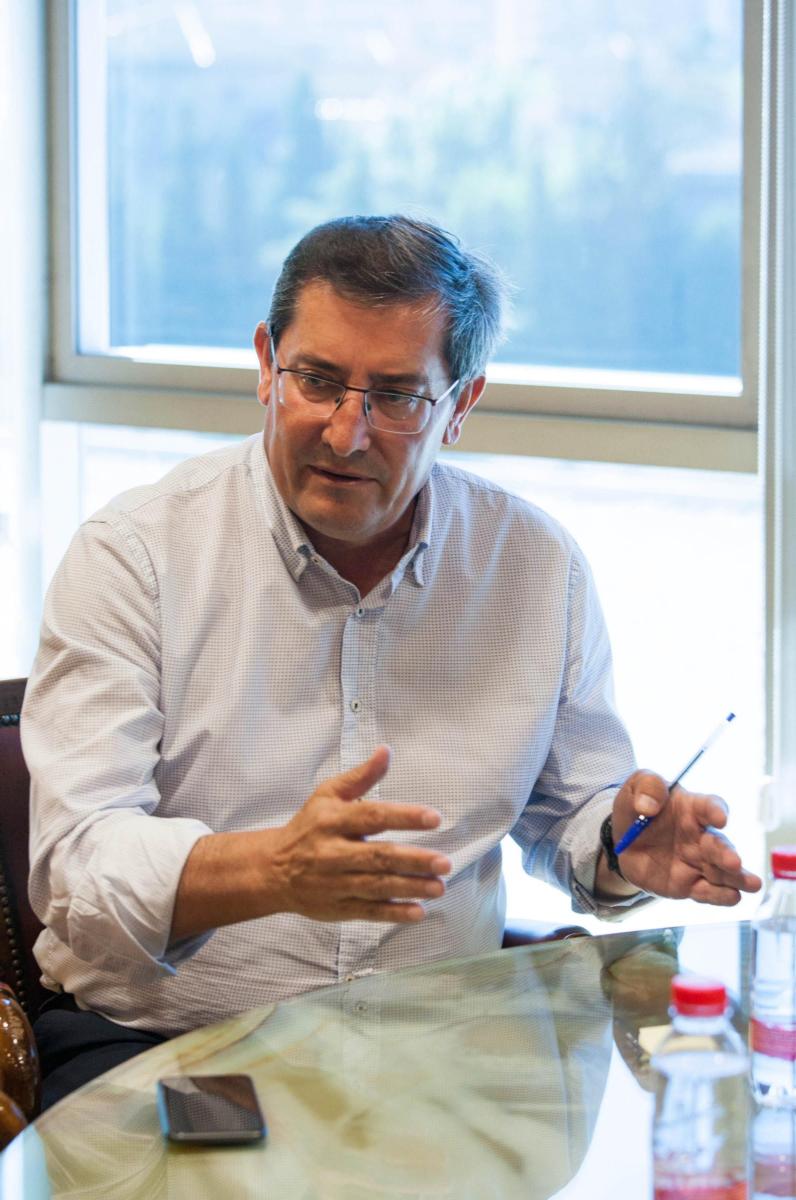 El presidente de la Diputación, José Entrena.