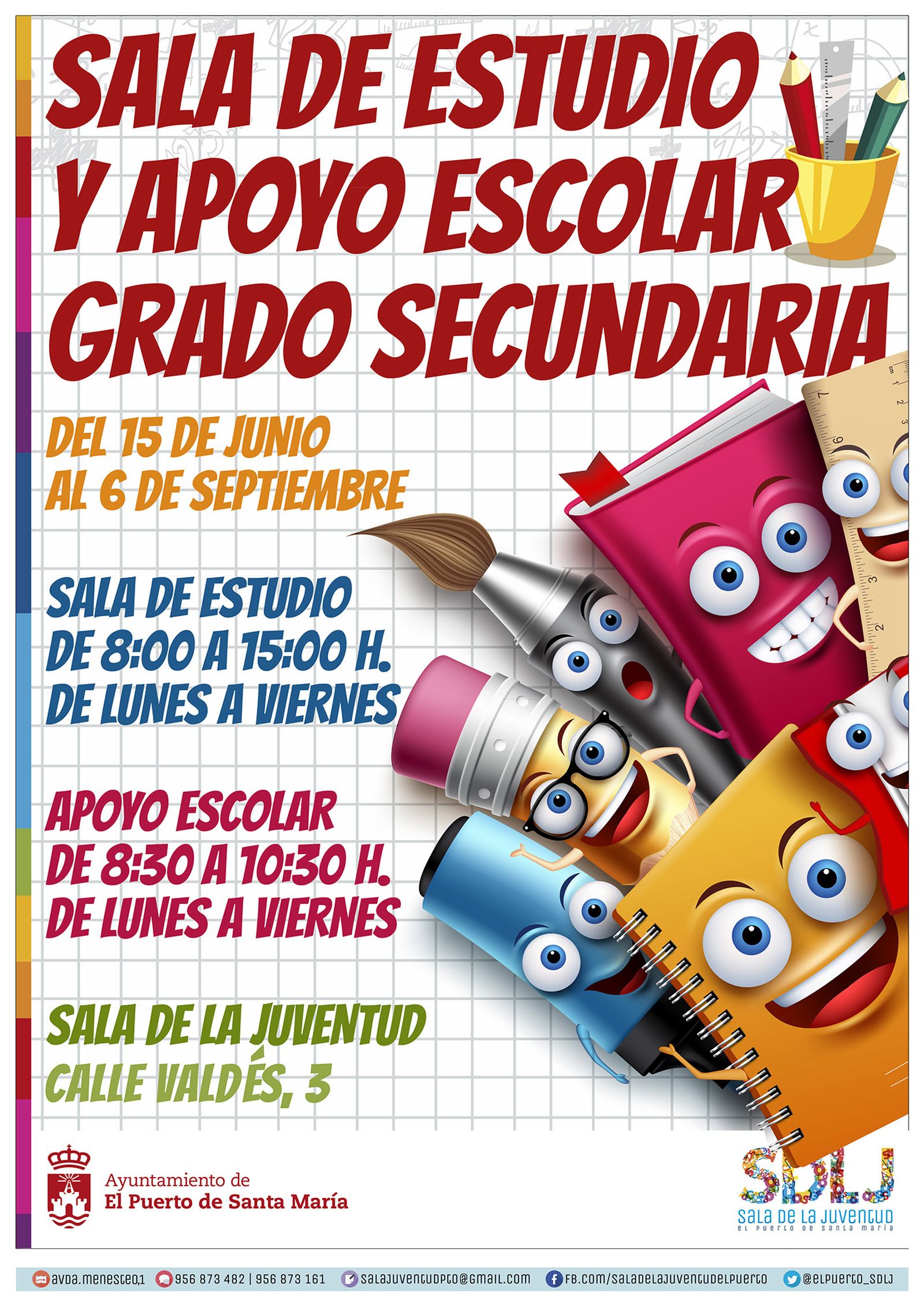 El Ayuntamiento pone en marcha unos talleres de verano y abre un aula de apoyo escolar.