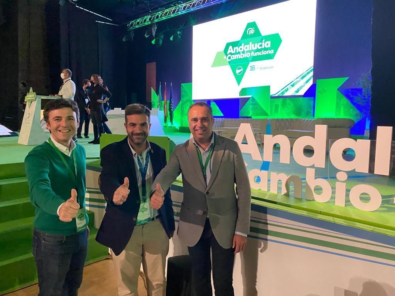 Francisco Rodríguez, Jorge Saavedra y Joaquín Camacho.