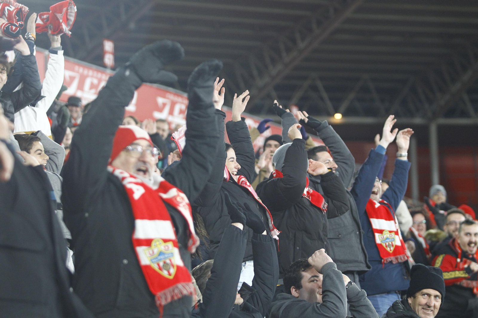 Imágenes del partido U.D. Almería-R.C.D. Espanyol