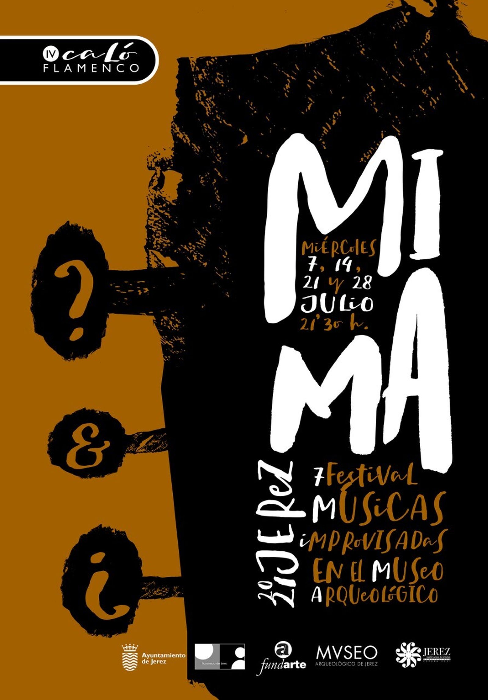Cartel del Festival de Músicas Improvisadas de Jerez
