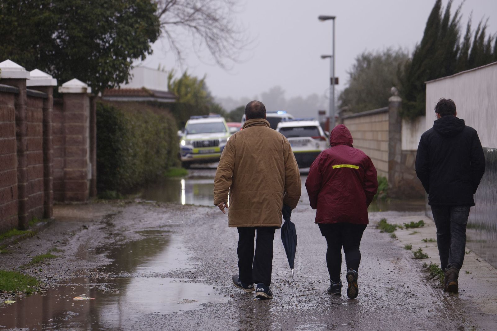 Los vecinos de Guadalvalle desalojan sus parcelas por la crecida del Guadalquivir, en imágenes