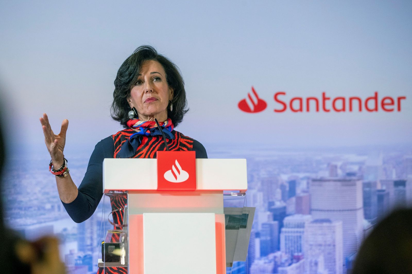 La presidenta del Banco Santander, Ana Botín.