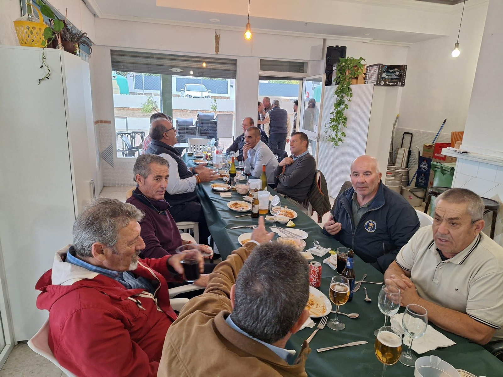 Homenaje a Juan Antonio Reyes Gutiérrez en la convivencia navideña de la Yeguada Militar.