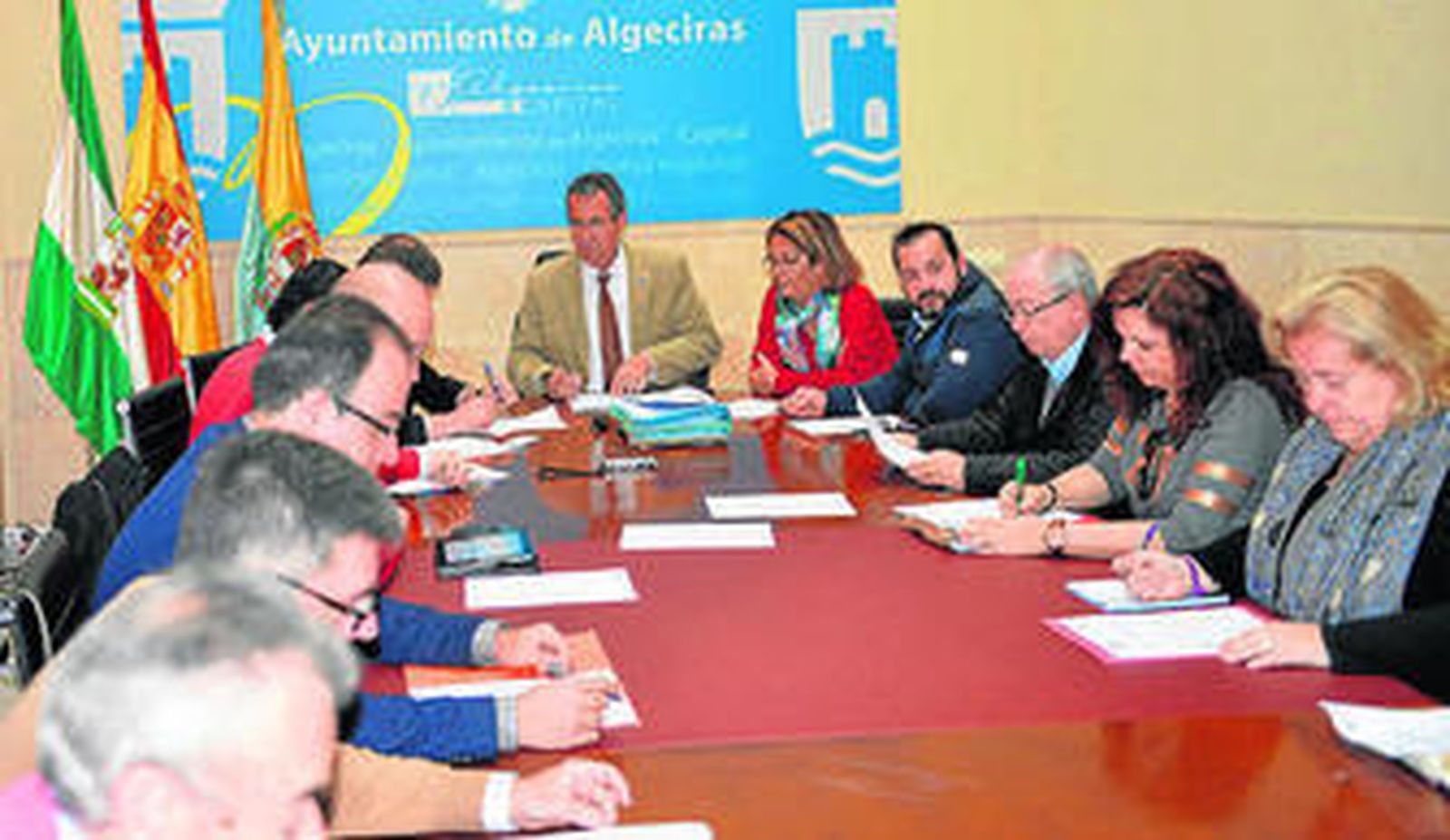 Reunión de ayer de la Gerencia de Urbanismo.