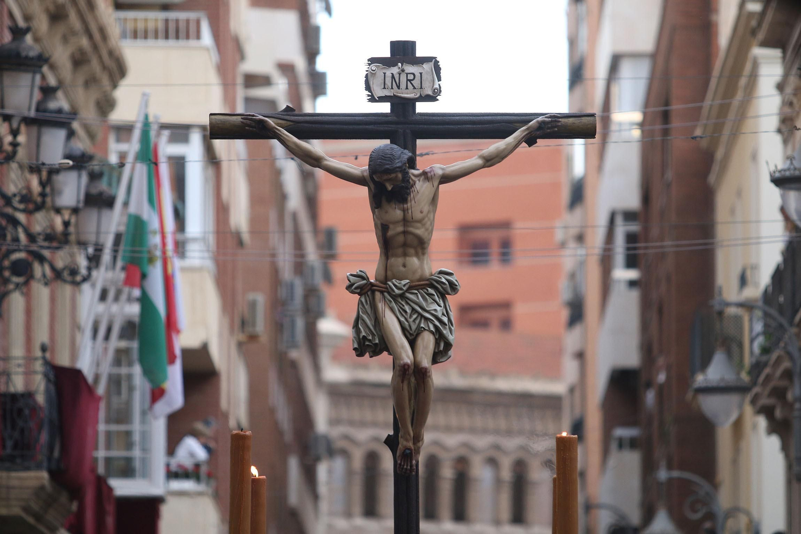 La procesión de las Angustias de Almería, en imágenes