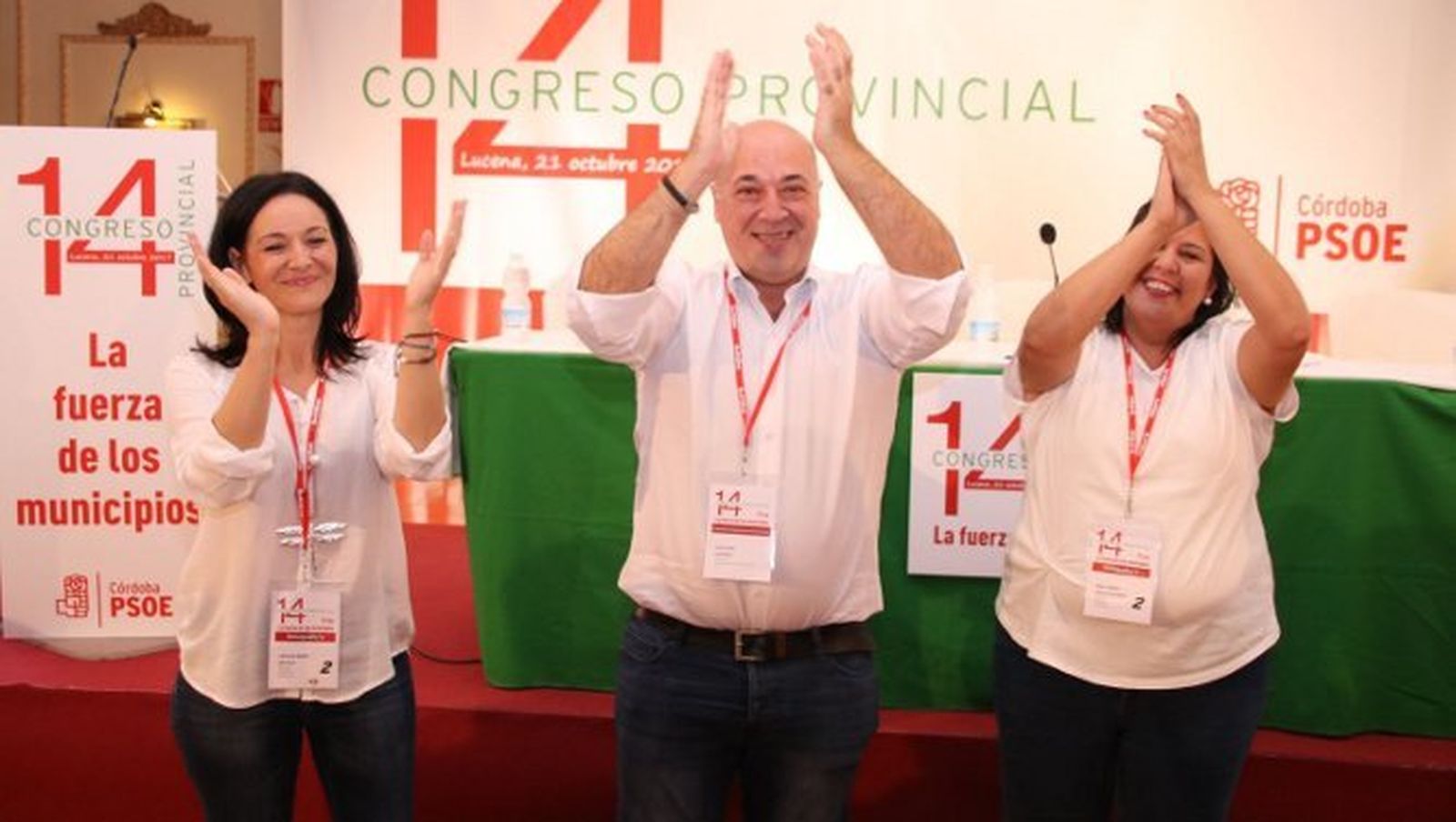 Antonio Ruiz, Rafi Crespín y Dolores Amo