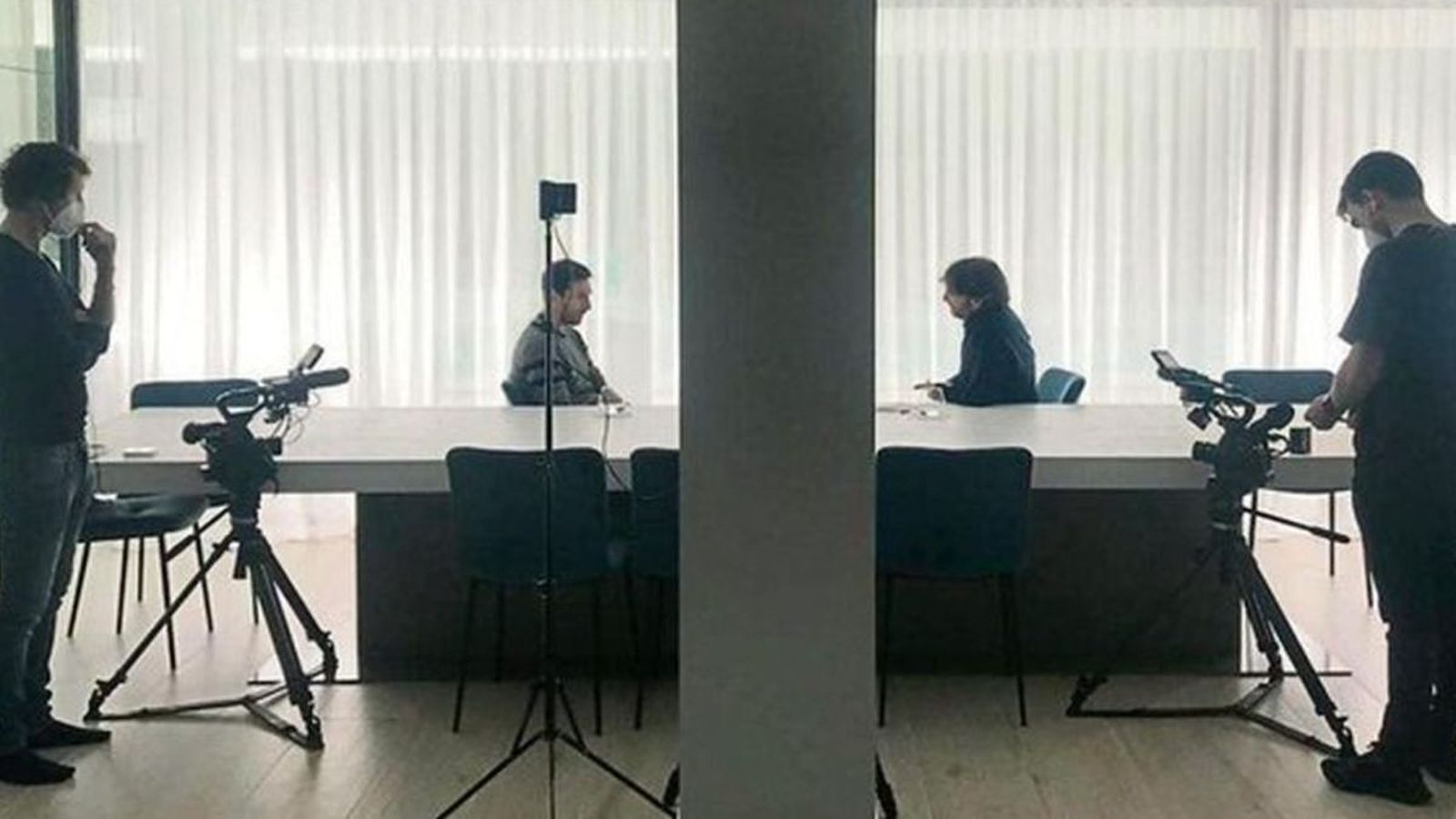 'Making of' de la entrevista de Évole a Messi.