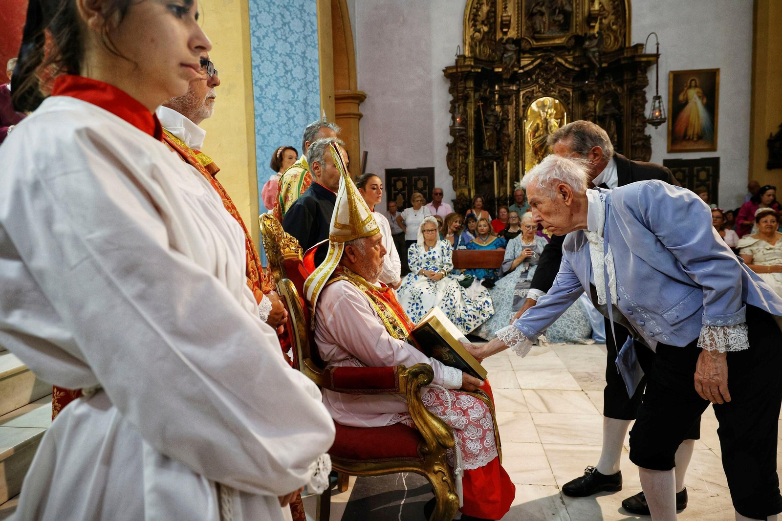 Recreación del juramento de Las Cortes por parte de la asociación 24 de Septiembre.