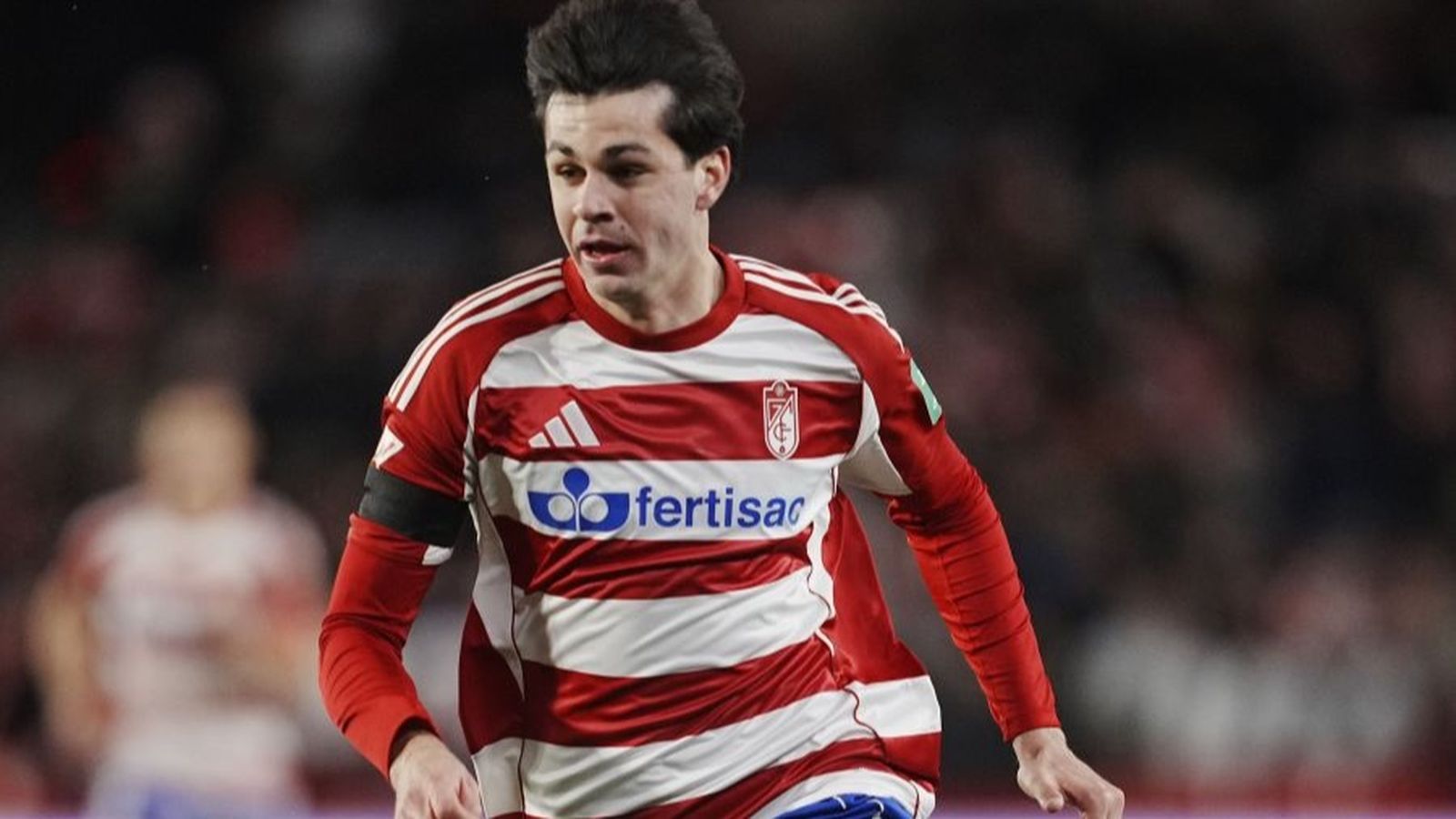 Gonzalo Petit en su discreto debut con el Granada