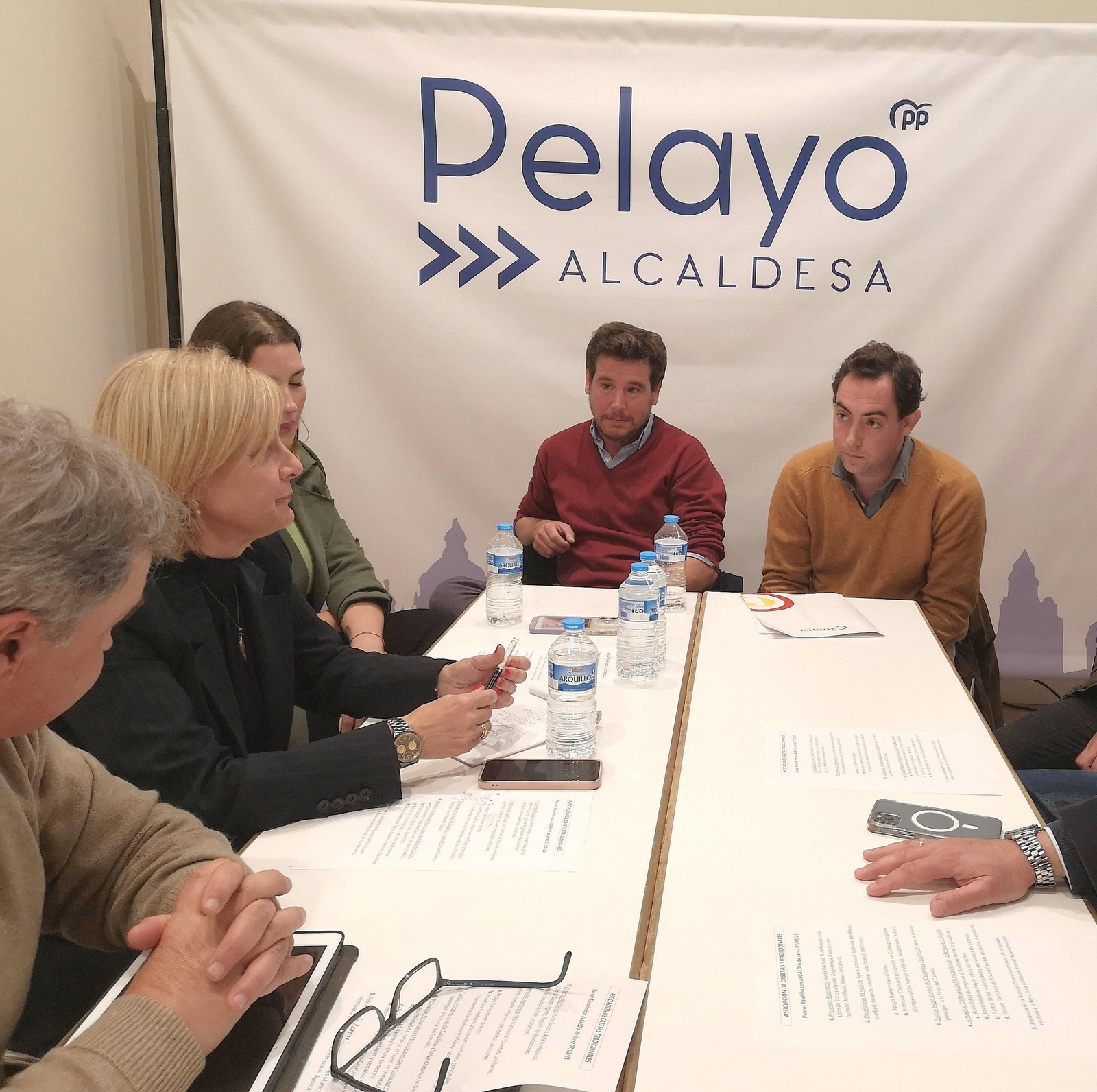 El PP de Jerez se reúne con la Asociación de Casetas Tradicionales