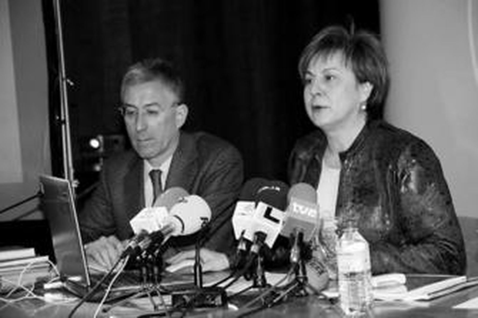 La consejera Cándida Martínez, ayer en la presentación del PISA.