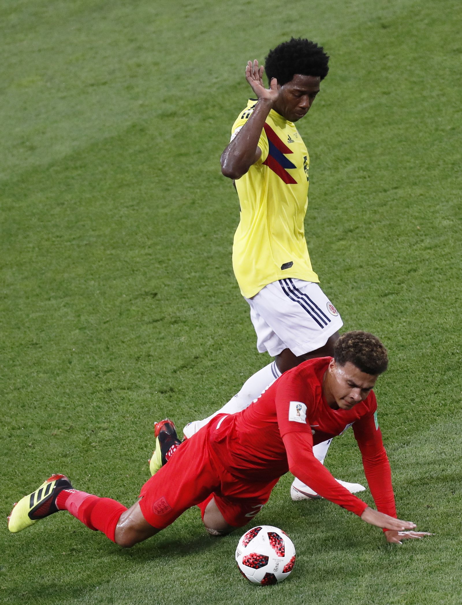 Las imágenes del Colombia-Inglaterra