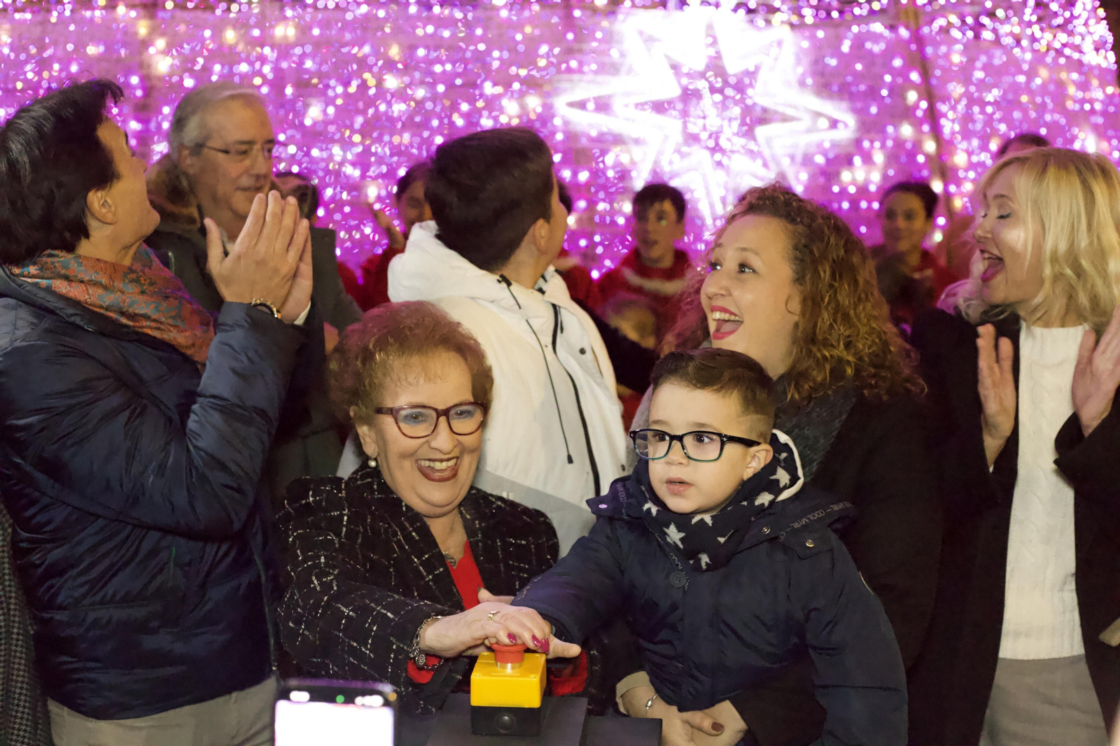 Así ha sido el encendido de luces en Jaén capital