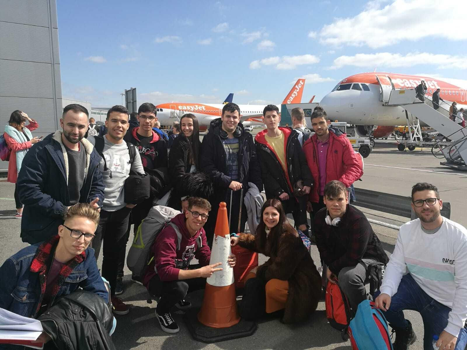 Alumnos agraciados con las becas de movilidad