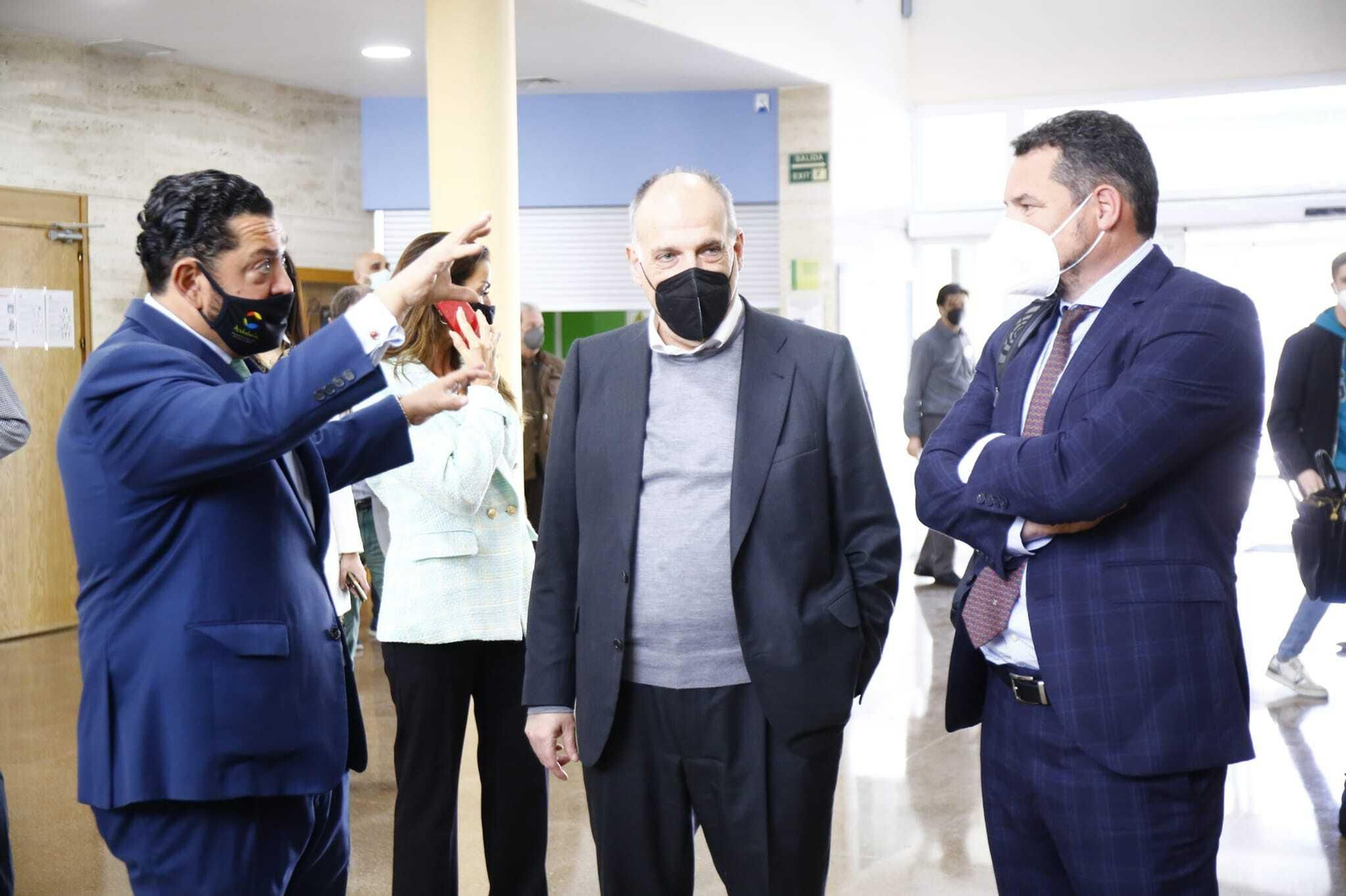 Las fotos de la visita de Tebas a Málaga