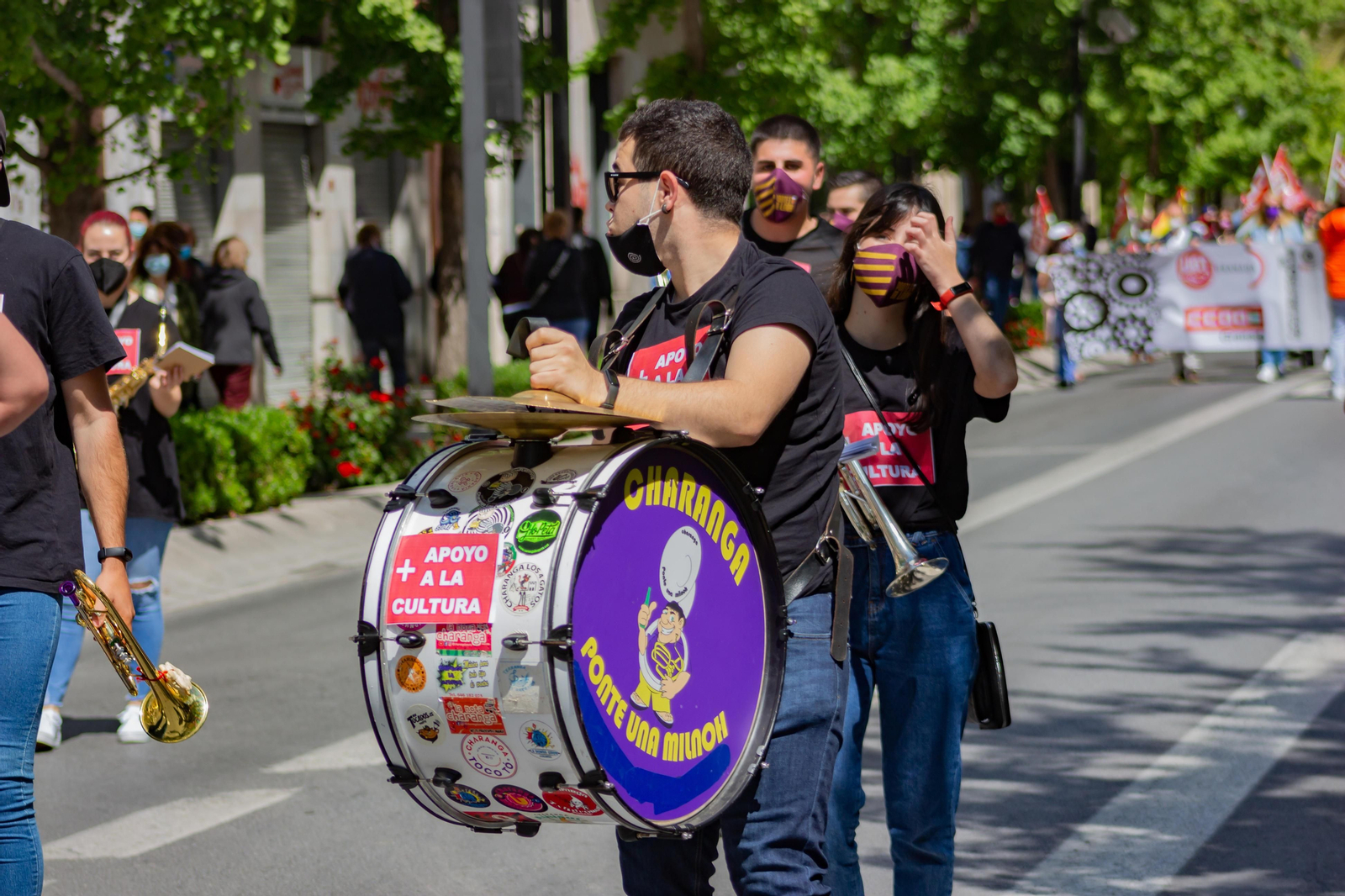 Fotos: Manifestación del 1º de Mayo en Granada