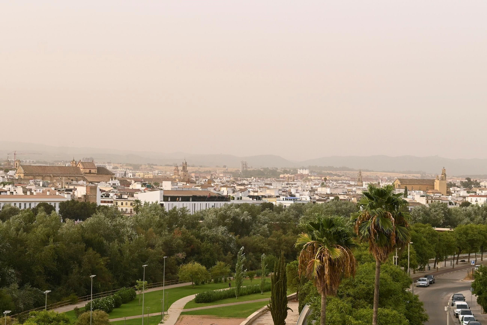 Calima sobre Córdoba