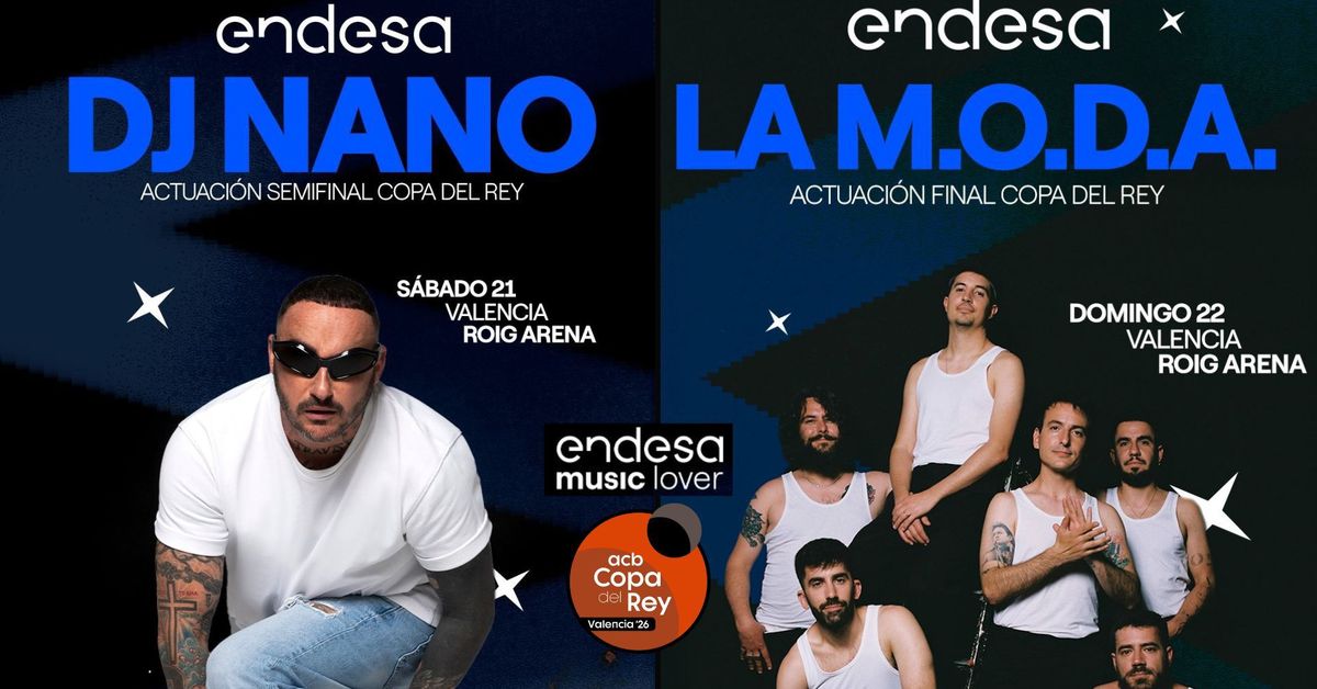 Copa del Rey de Valencia: Conciertos, espectáculos, fan zone...