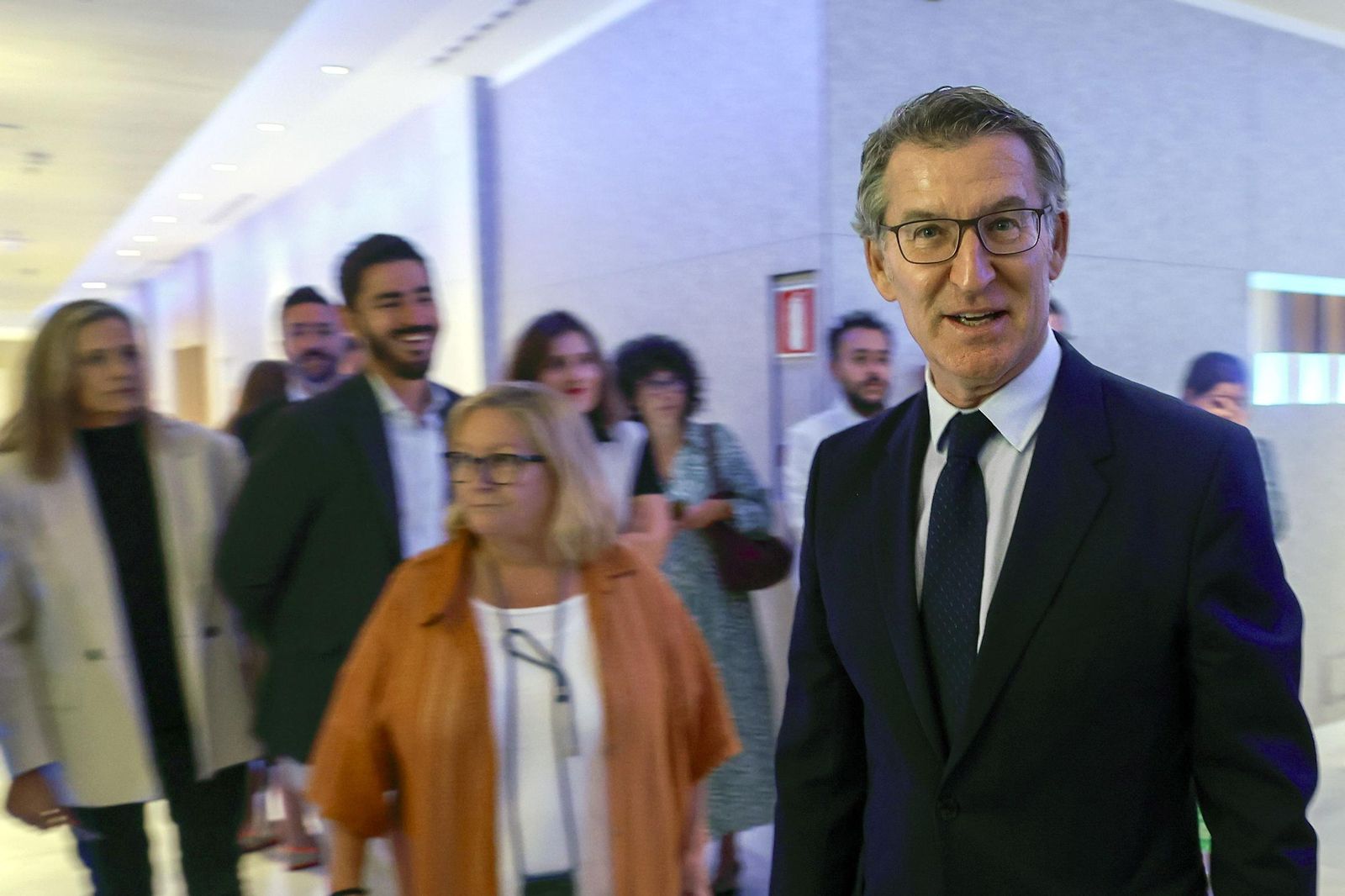 Alberto Núñez Feijóo, en el Comité Ejecutivo Nacional  del PP.