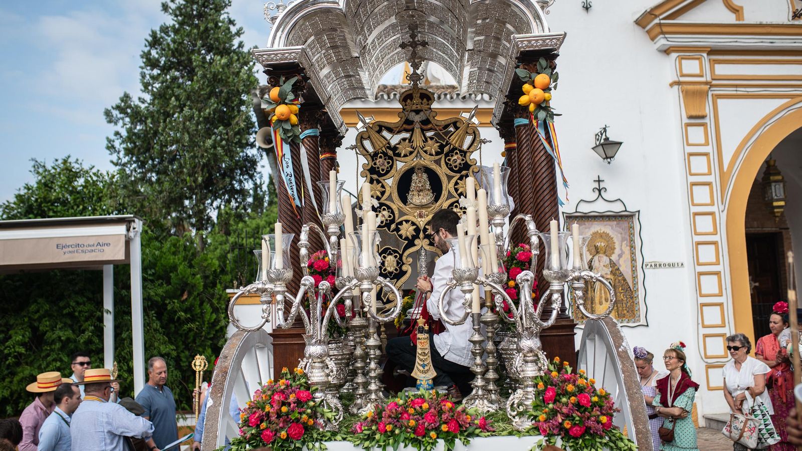 Las fotos de la salida de la Hermandad Castrense de Nuestra Señora del Rocío