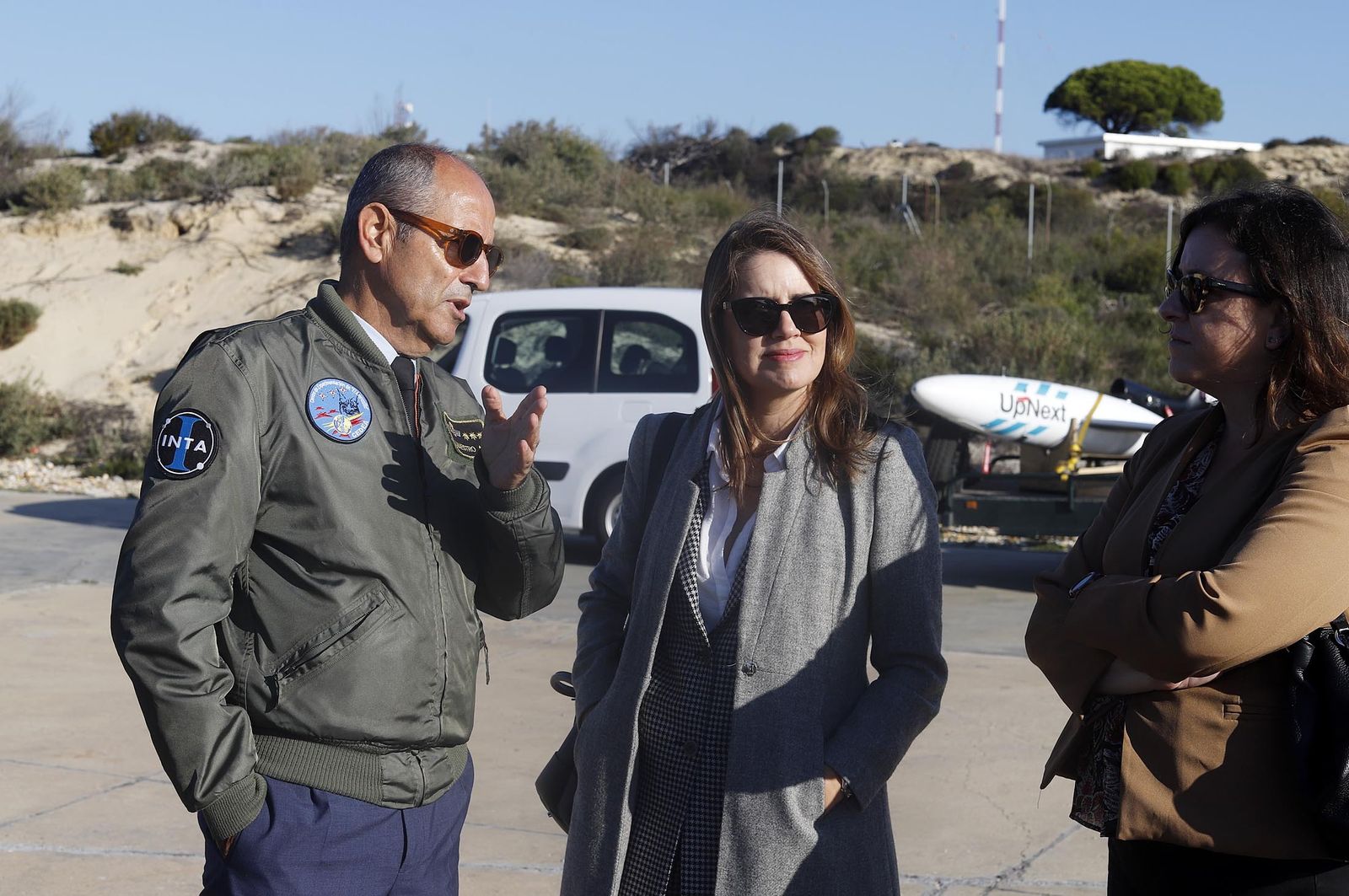 Imágenes del ensayo del demostrador Auto´Mate en el INTA, Huelva