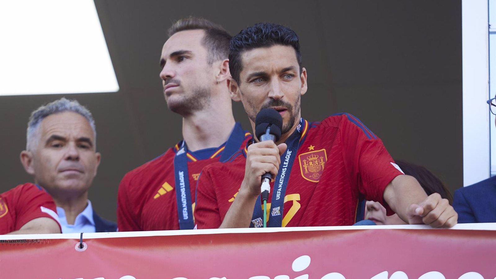 Jesús Navas, futbolista de la Selección Española