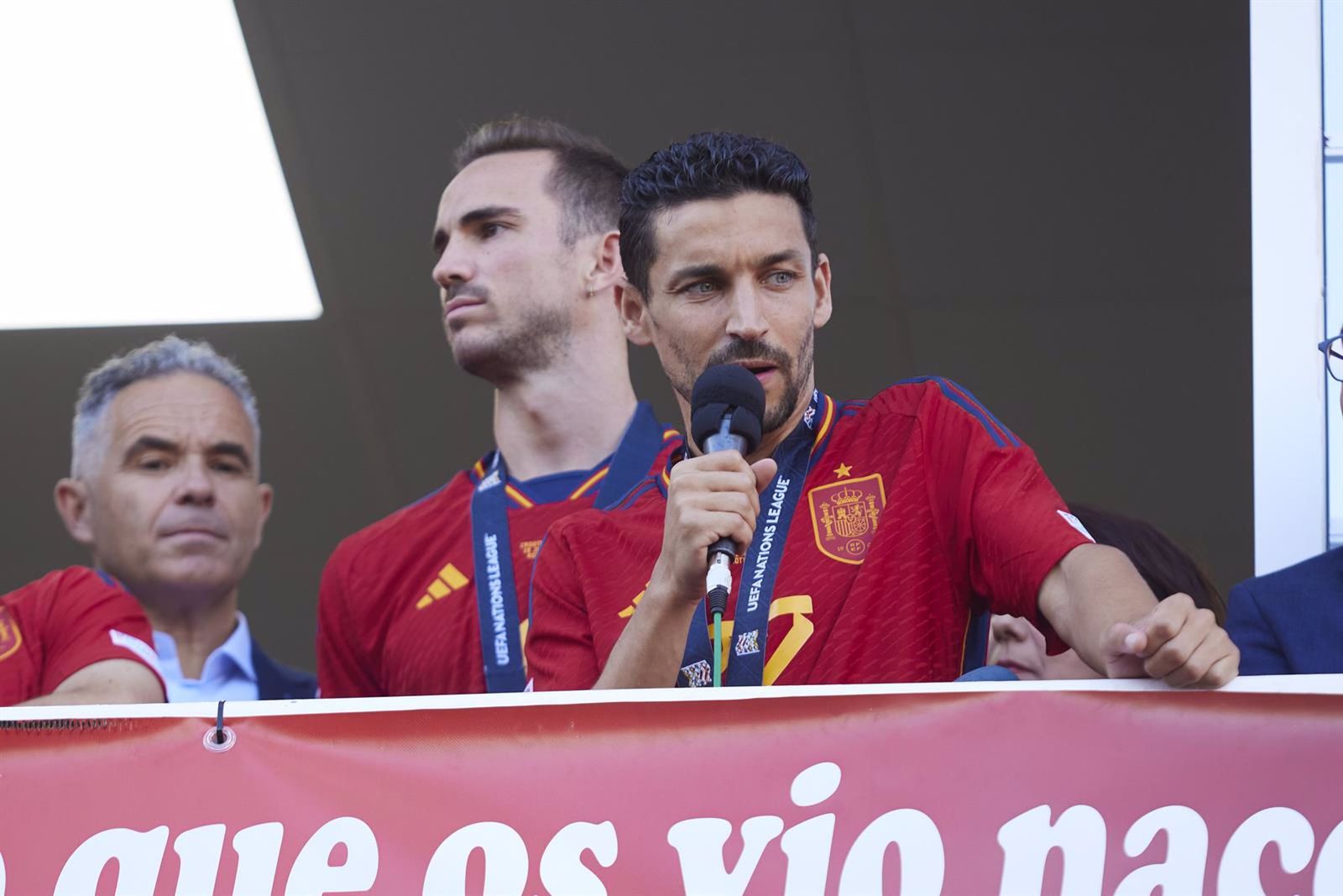Jesús Navas, futbolista de la Selección Española