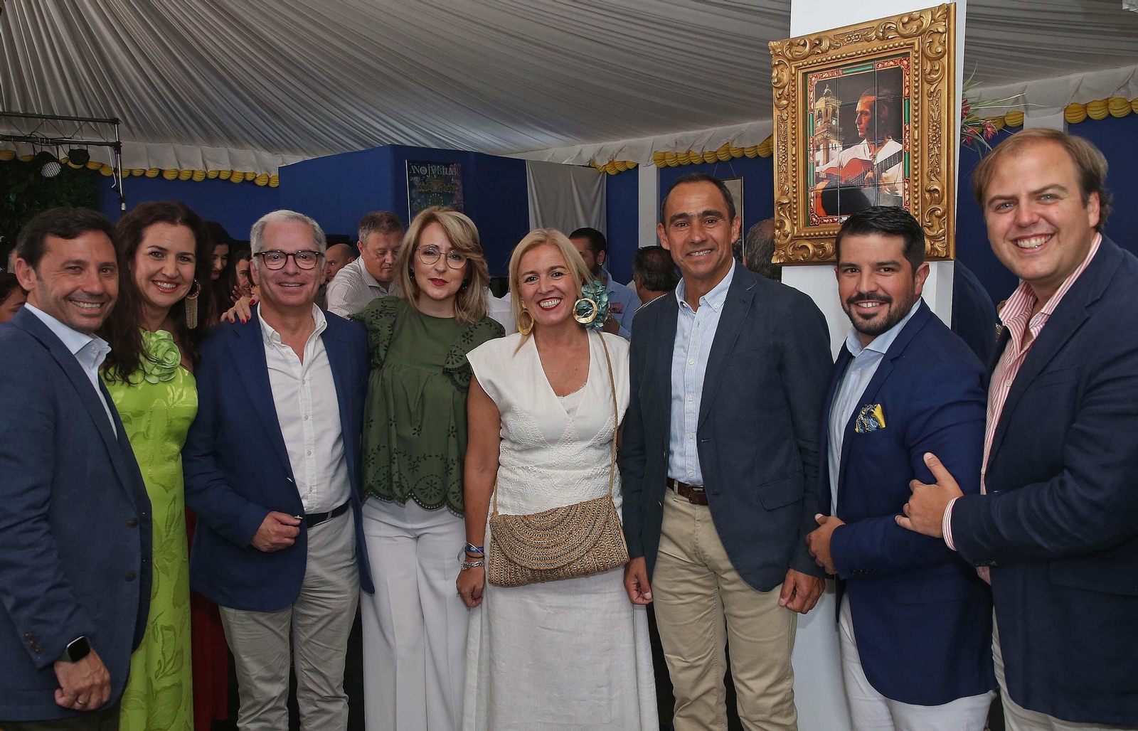 Fotos de la copa de autoridades en la caseta municipal de la Feria Real de Algeciras 2023