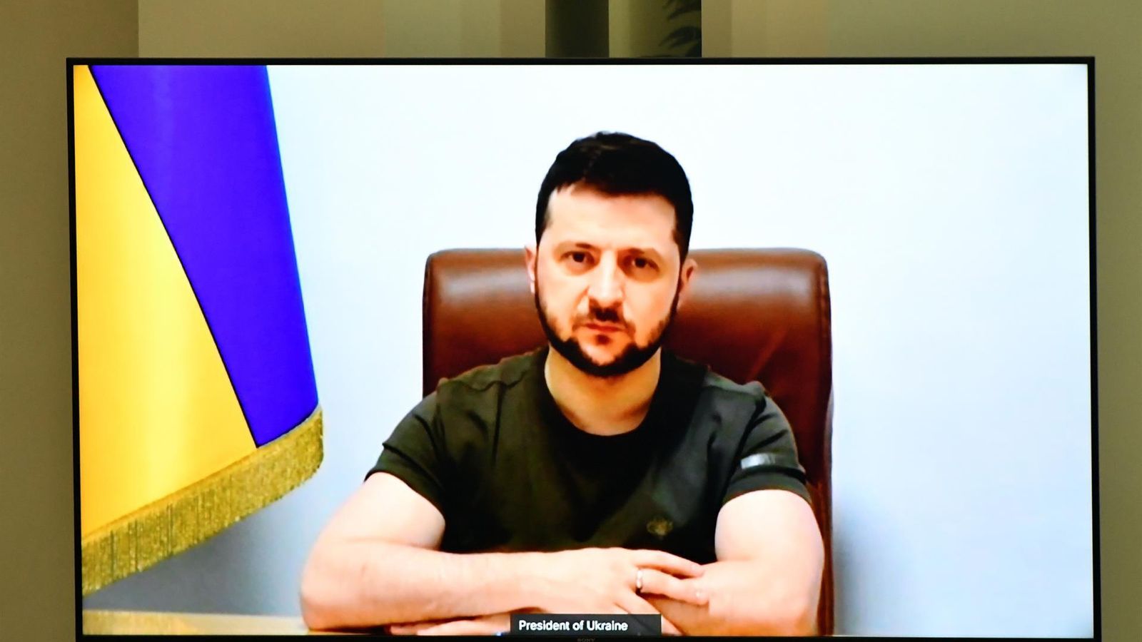 El presidente ucraniano, Volodomir Zelenski