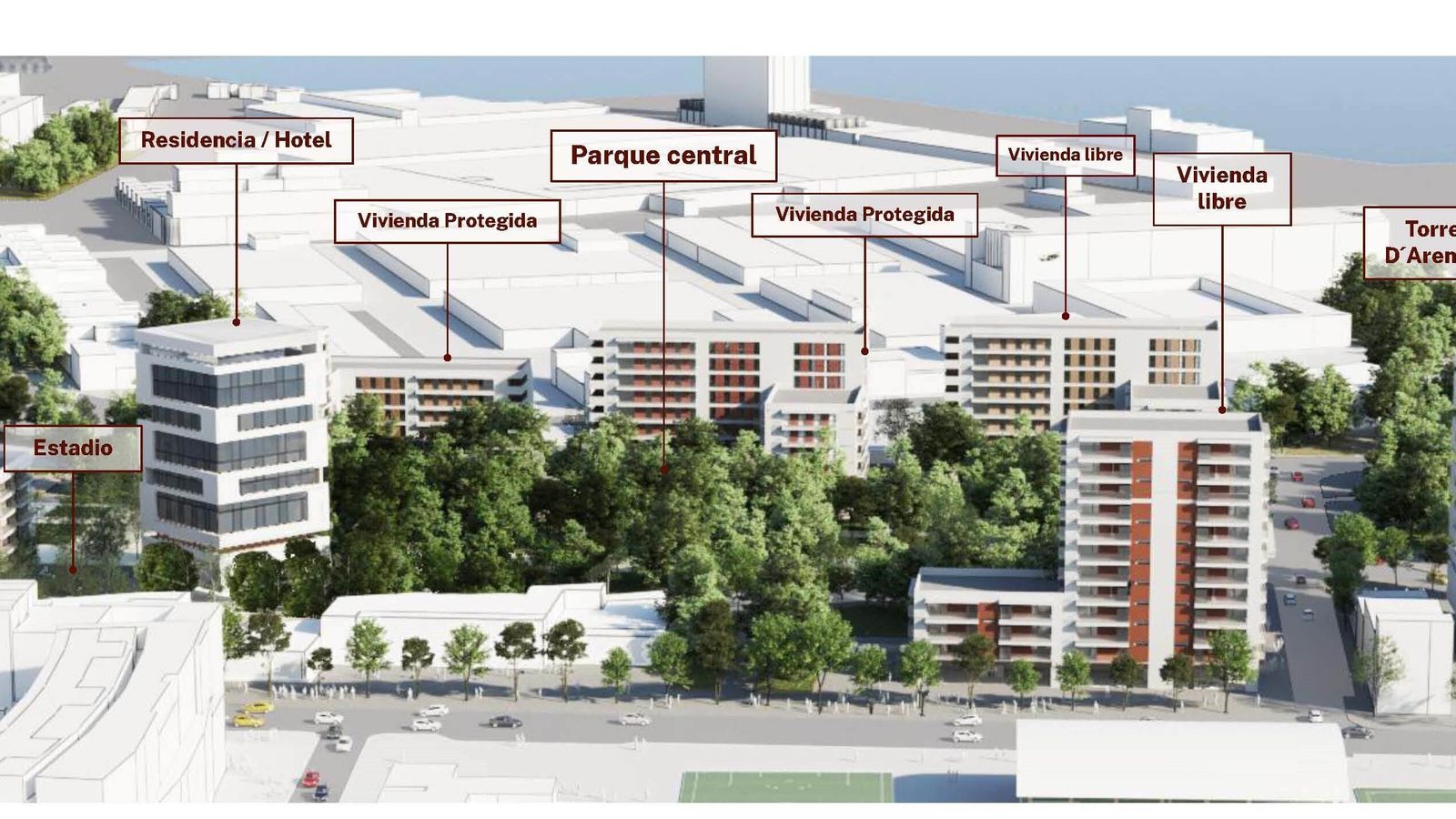 Proyecto para 800 viviendas en Navalips.