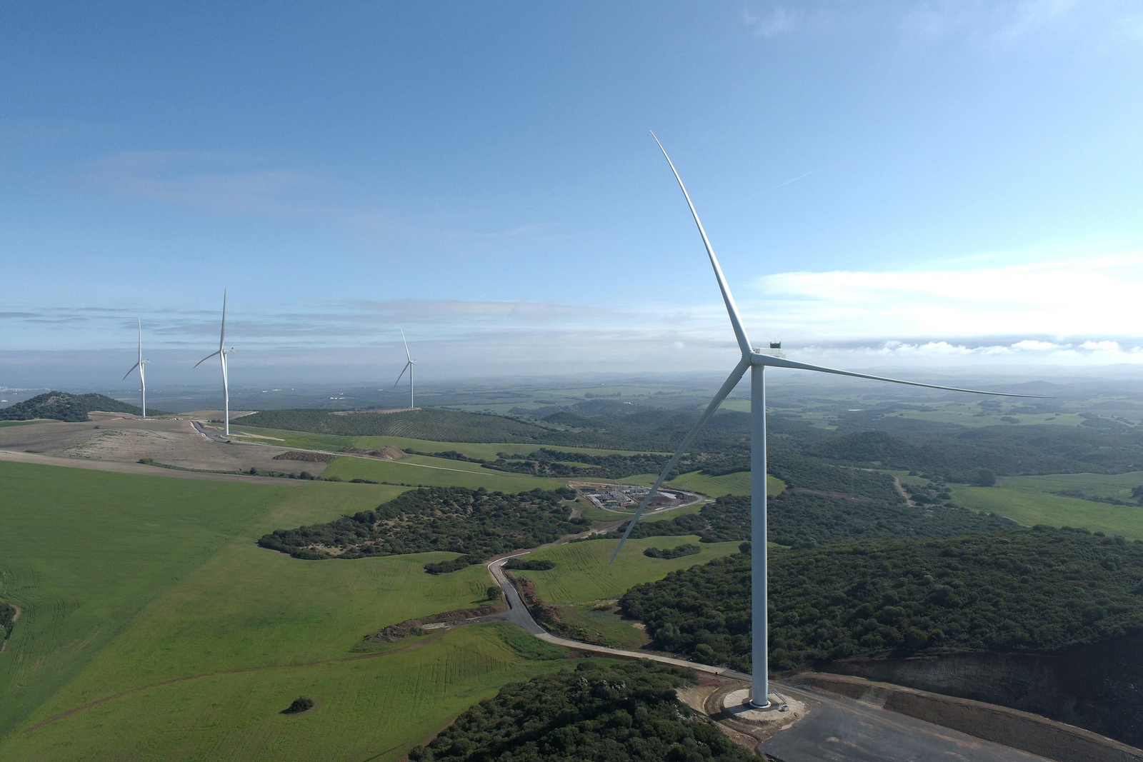 Parque eólico de Capital Energy en otro punto de Andalucía.