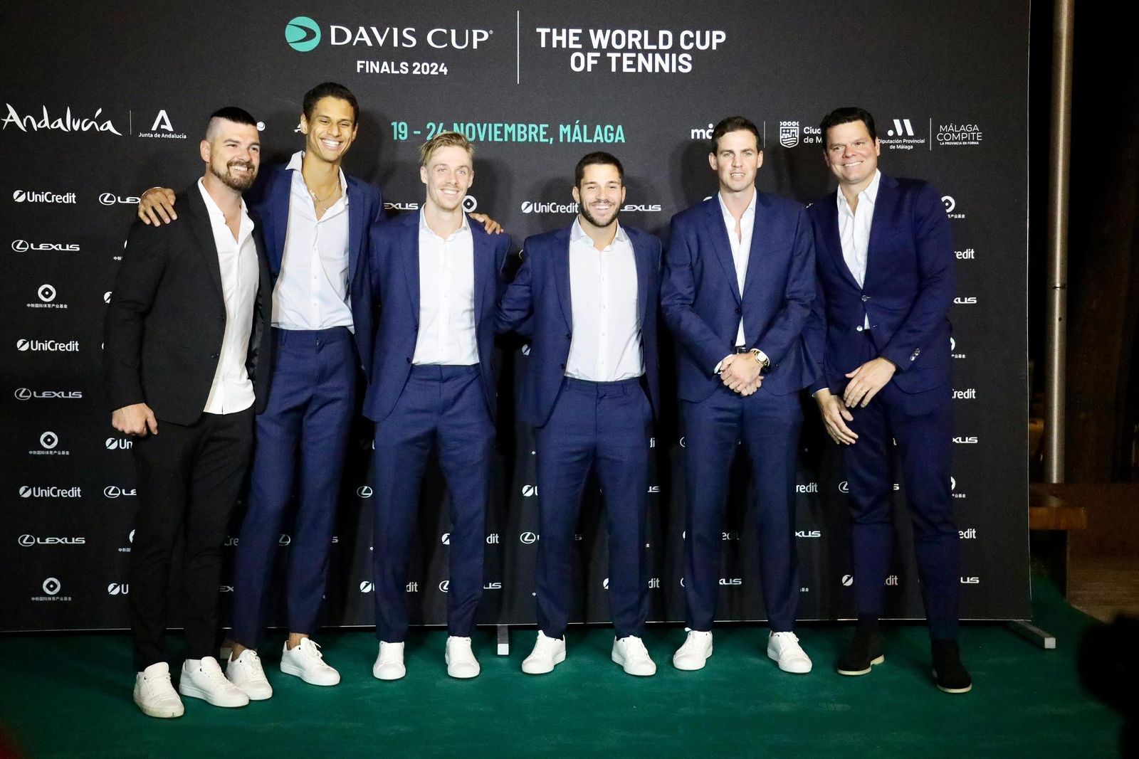 La alfombra roja de la Copa Davis