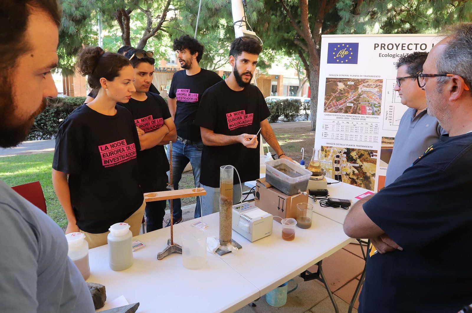 Imágenes de los talleres y actividades de La Noche Europea de los Investigadores