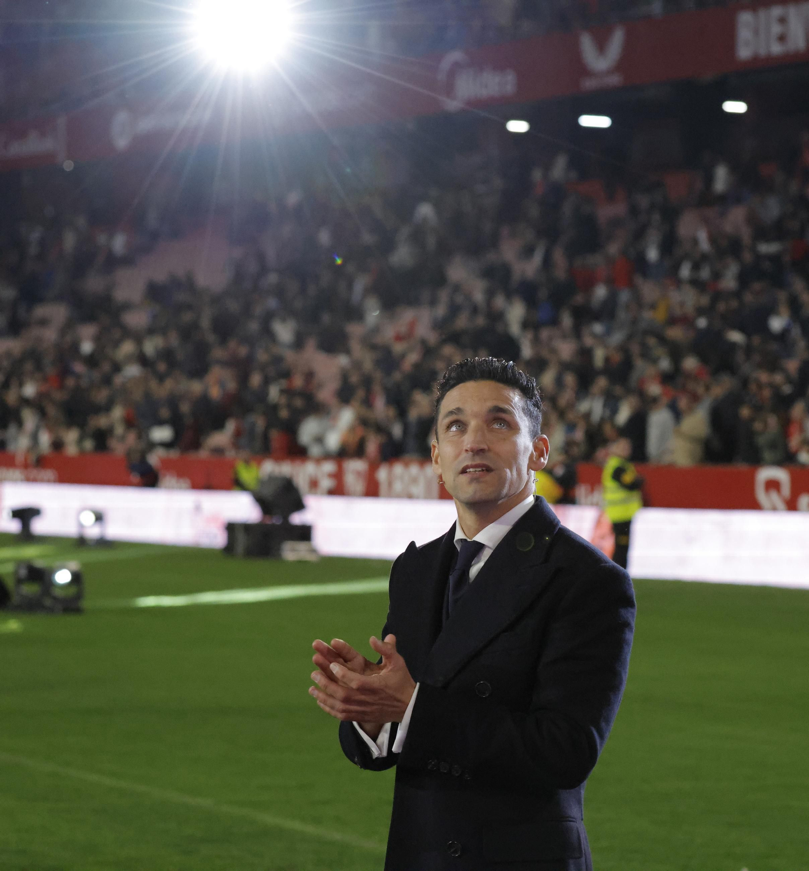 Las imágenes del homenaje a Jesús Navas