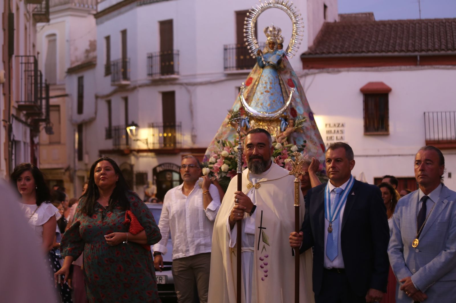 La procesión de la virgen de la Fuensanta en Montoro, en imágenes