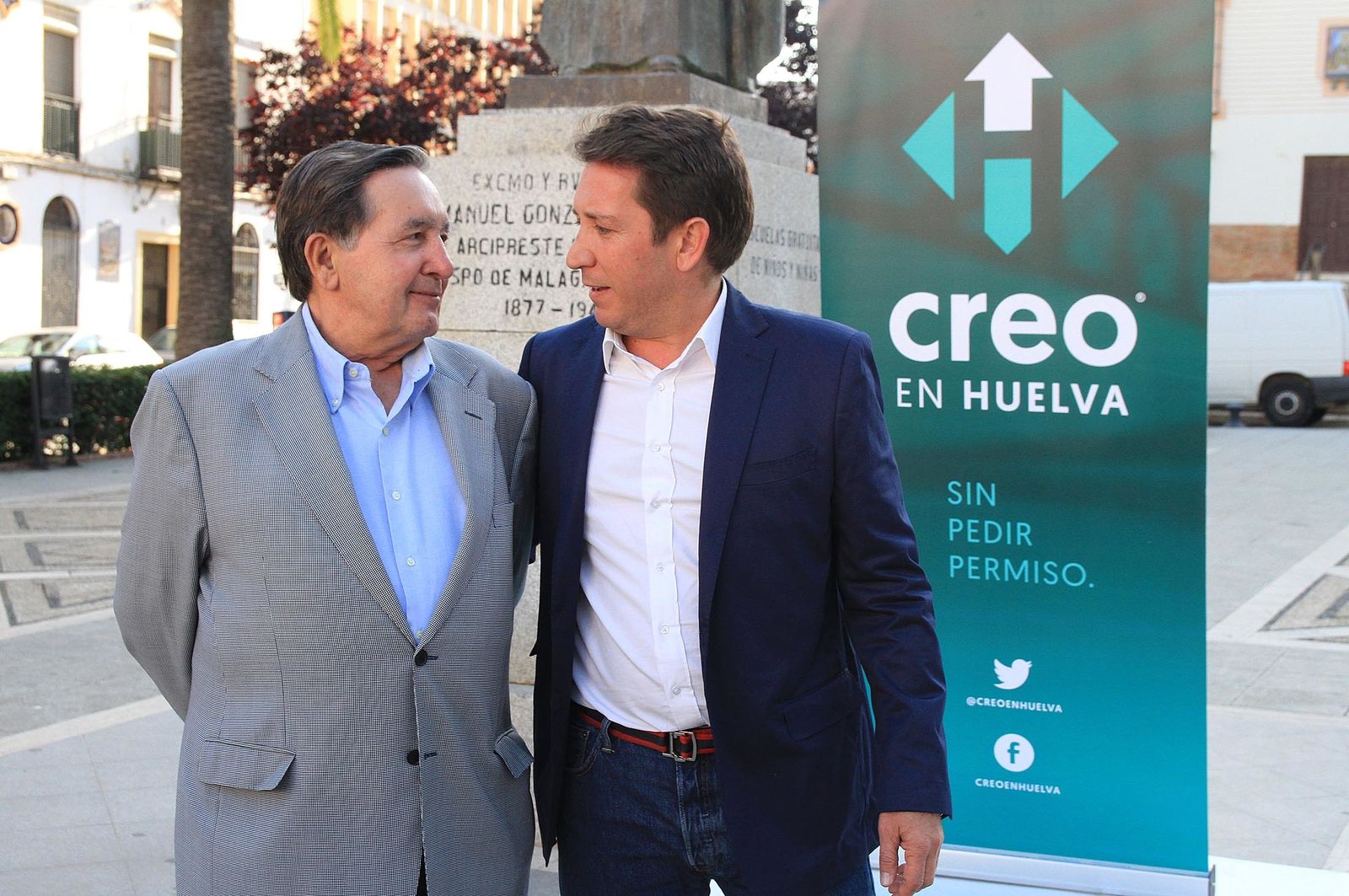 Imágenes de la presentación de "Creo en Huelva", nuevo partido de Ruperto Gallardo y Enrique Figueroa
