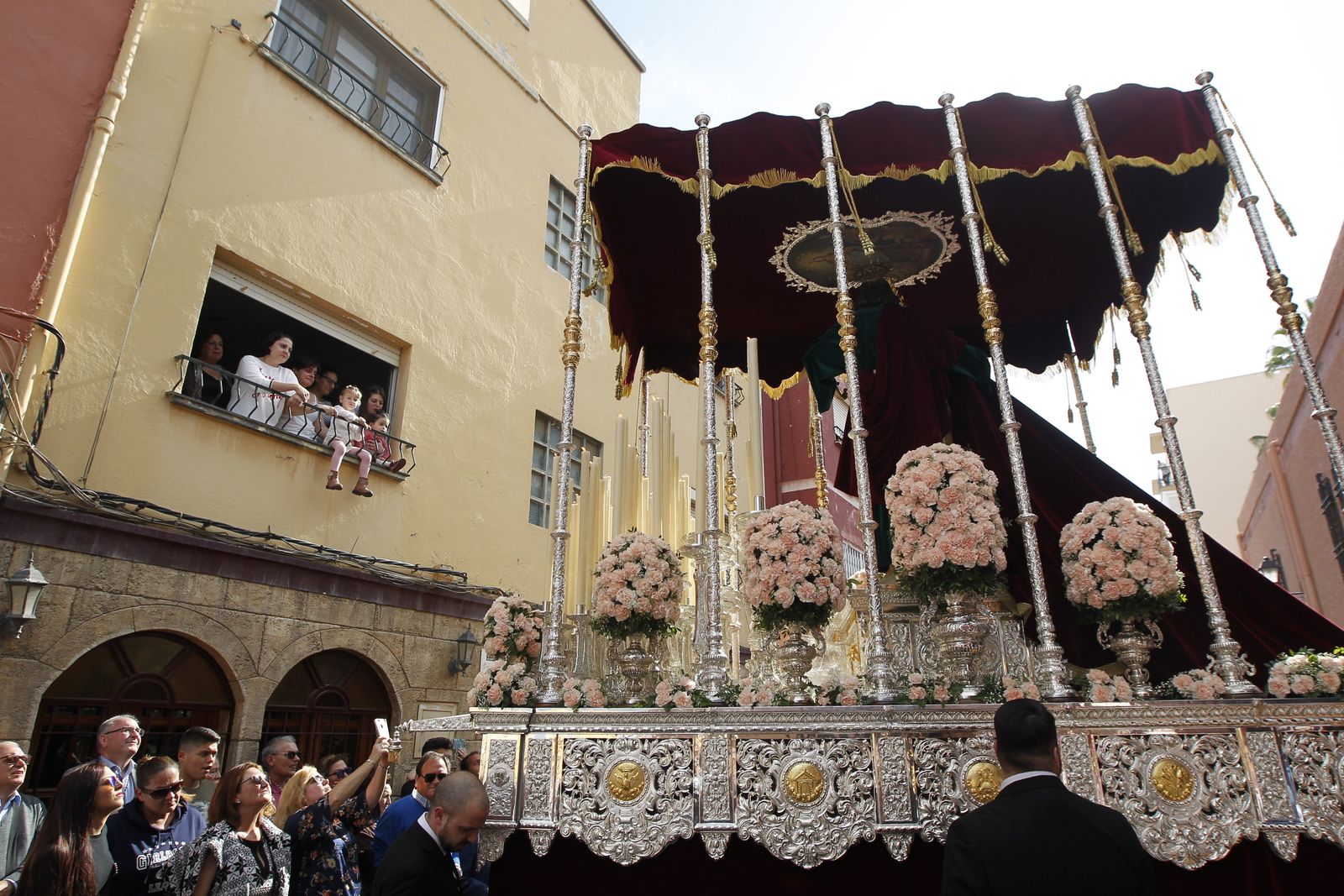 Imágenes de la Procesión de Coronación. Barrio de Los Molinos. Semana Santa Almería 2019