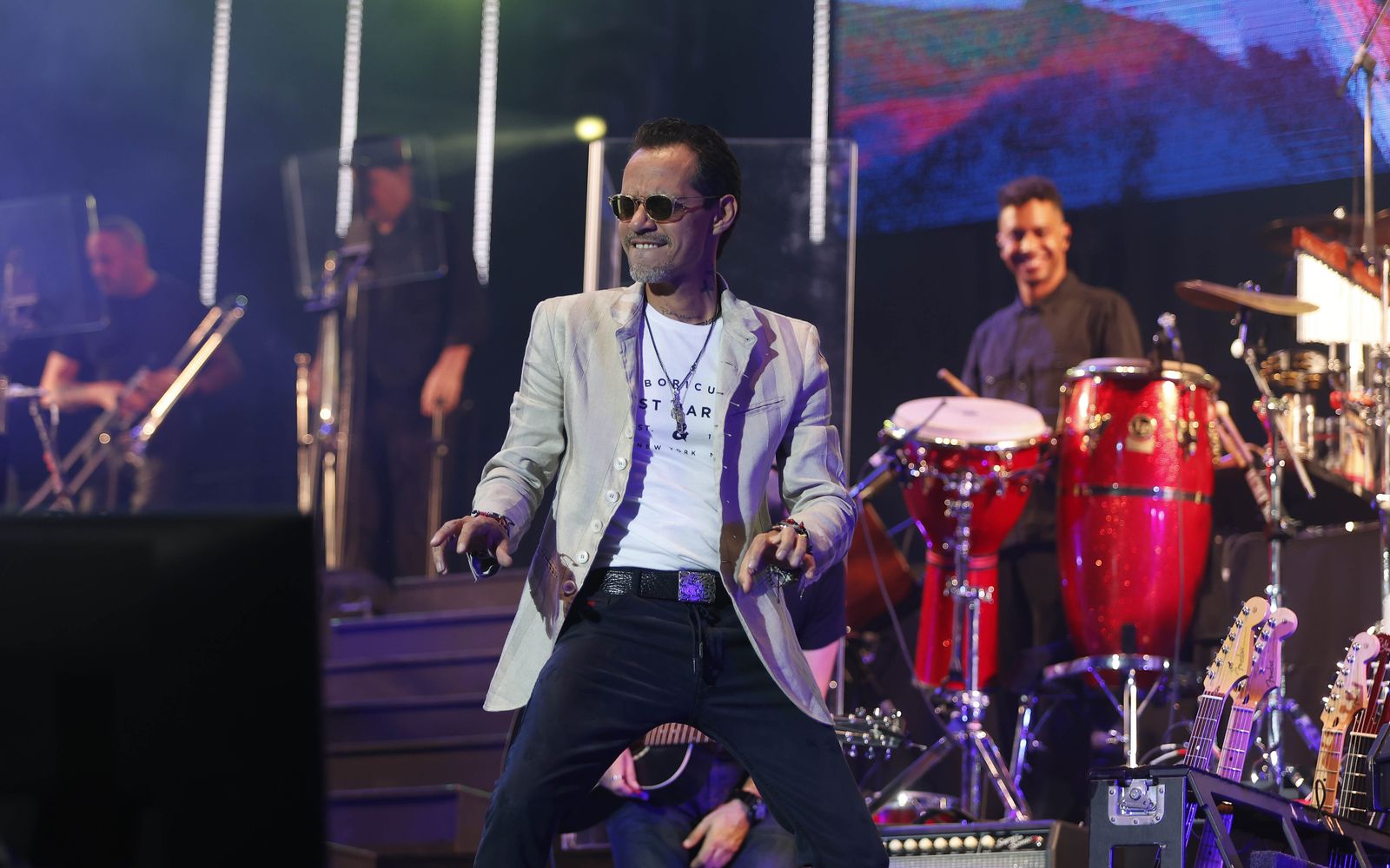 Las imágenes del concierto de Marc Anthony en Sevilla