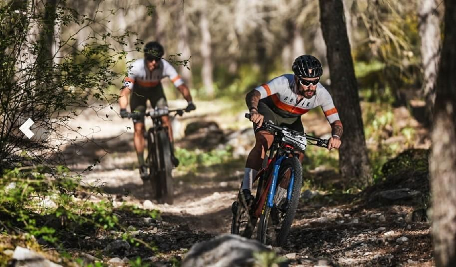 Dos 'bikers' en una pasada edición de la prueba.